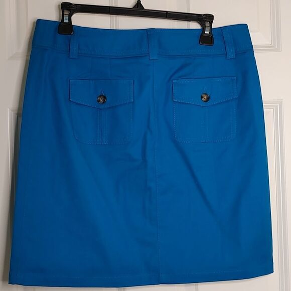 Ann Taylor Blue Casual Skirt Size 8 - Picture 2 of 8